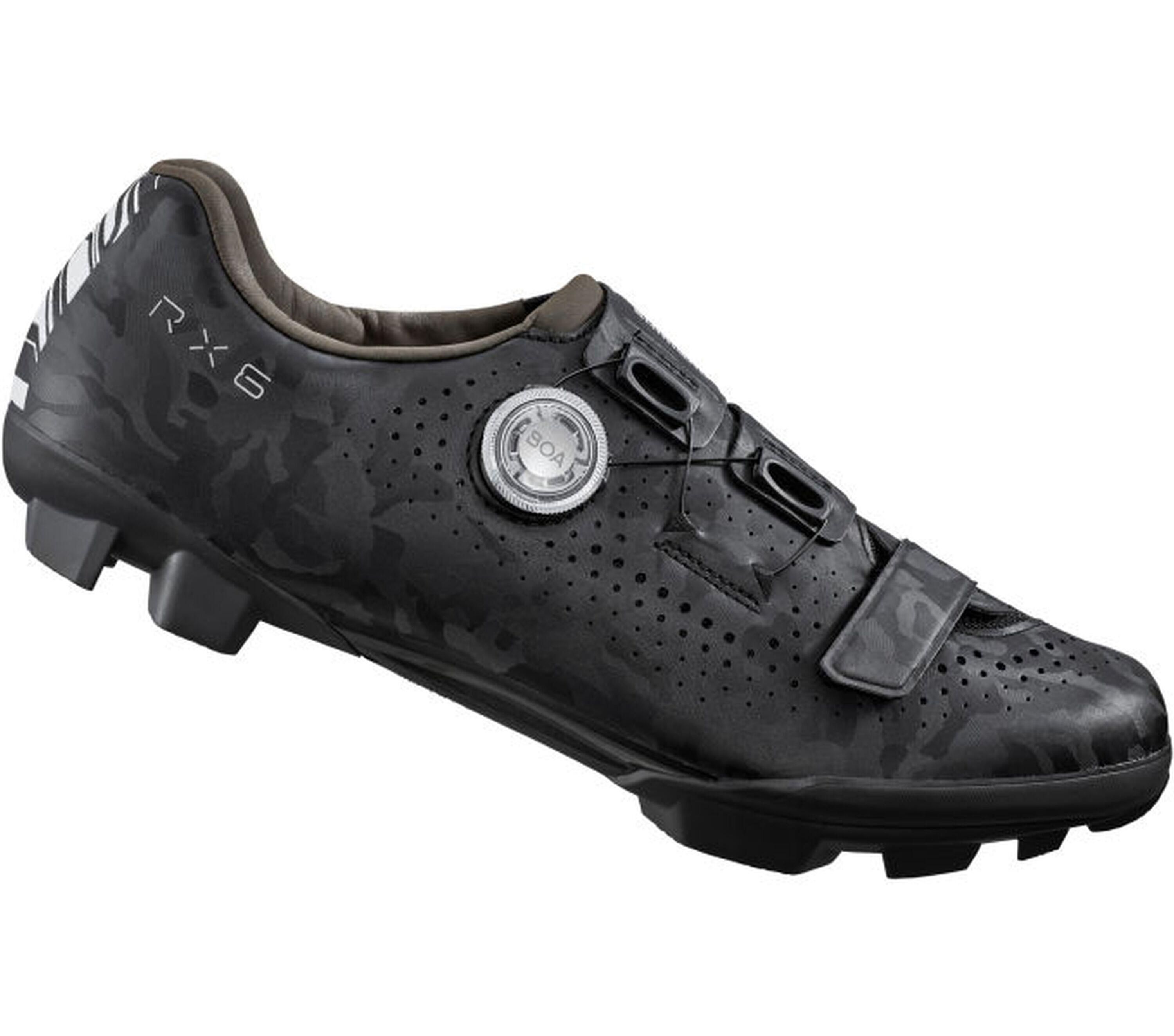 Ténis de ciclismo ciclismo shimano sh-rx600 preto