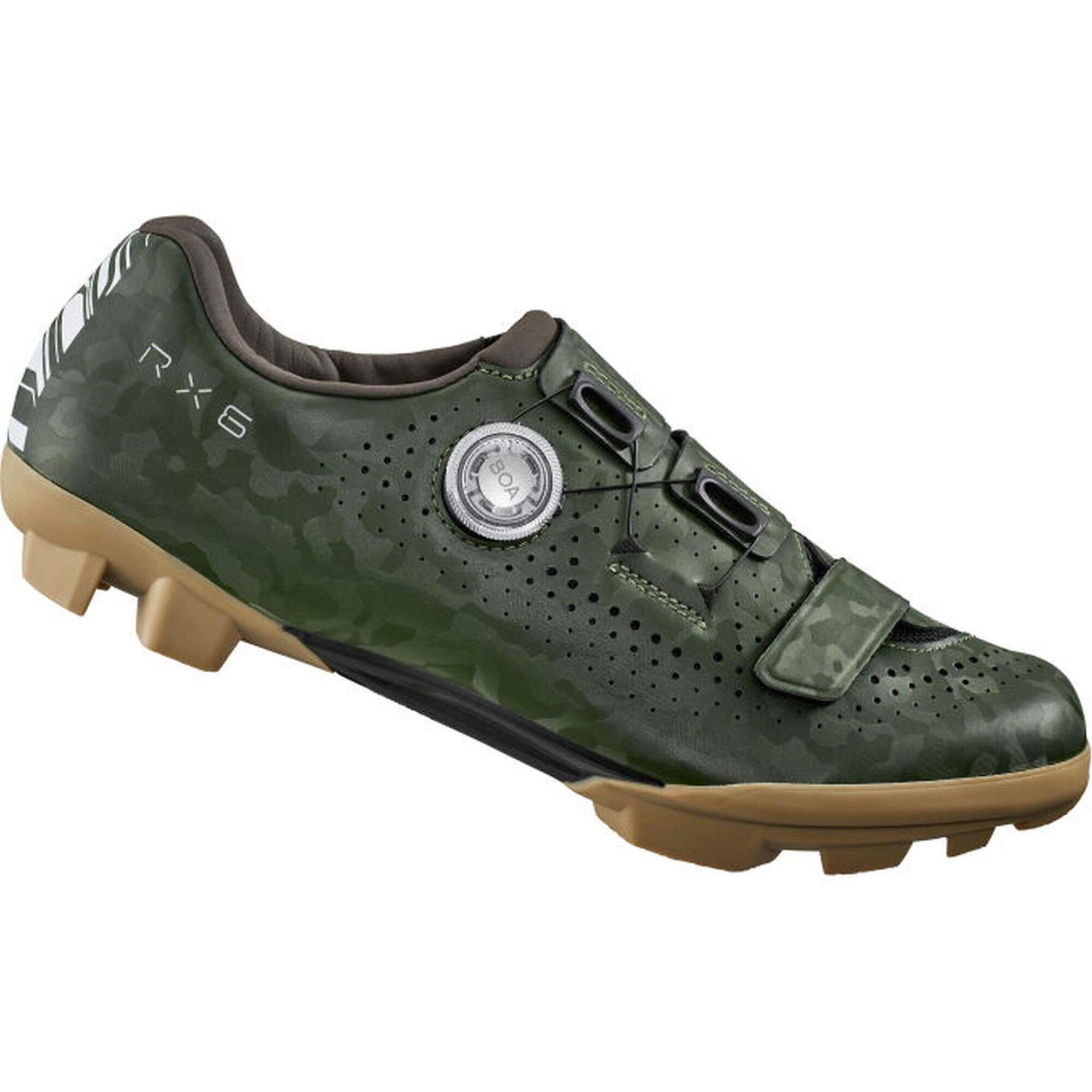 Shimano - Chaussures De Vélo De Gravel Rx600 - Chaussures De Sport - Vert - 41 - Decathlon