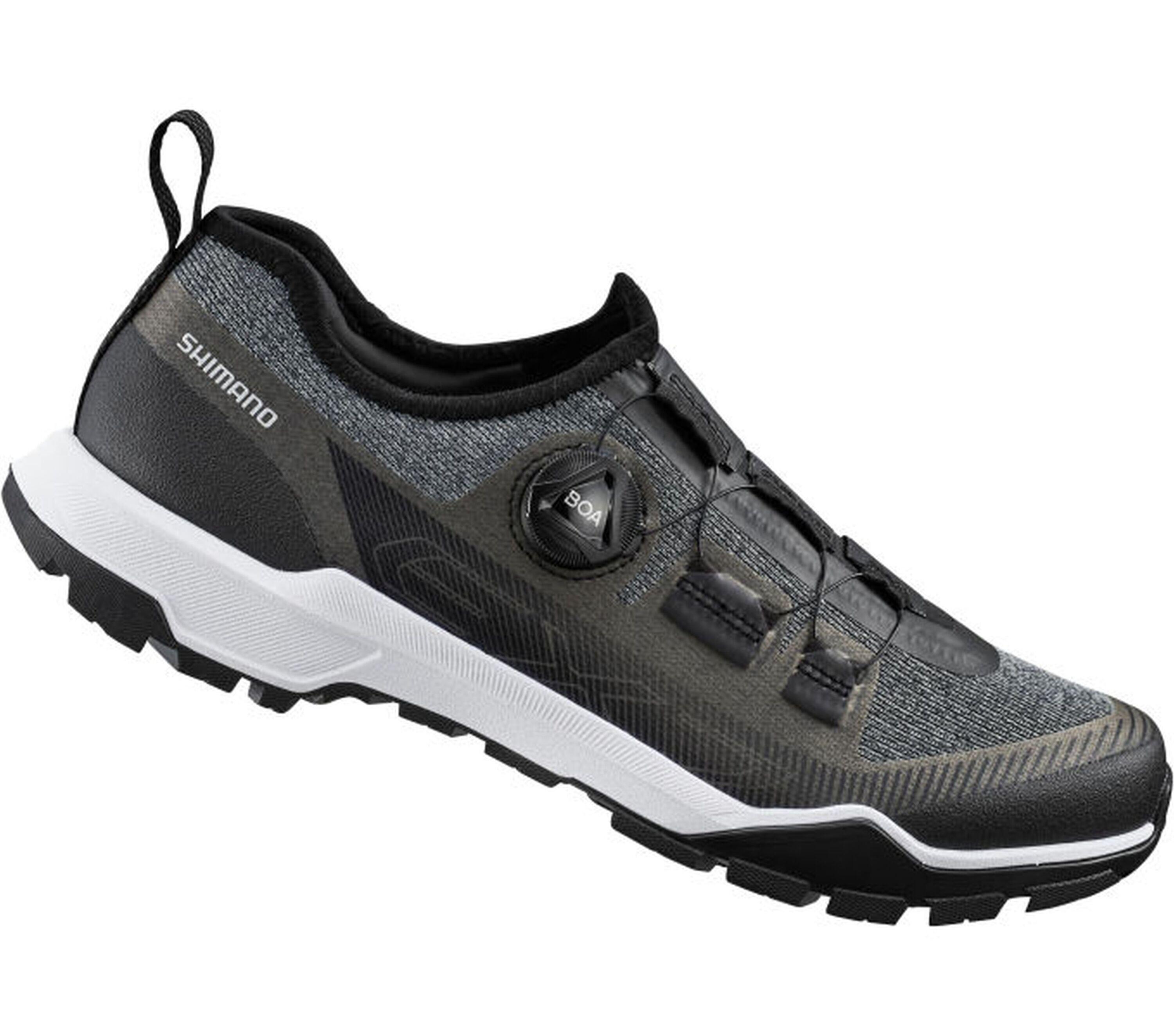 Sapatos de ciclismo shimano ex700 touring, preto