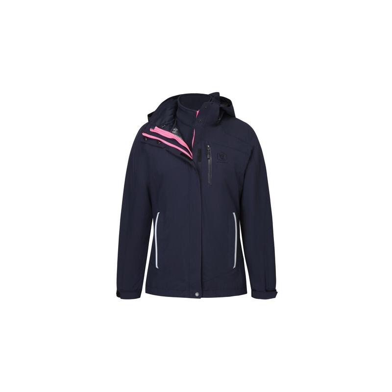 Women 7 in 1 Waterproof Down Softshell Jacket - Dark Navy