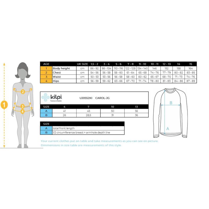 Sous-vêtement thermique pour fille KILPI CAROL-JG