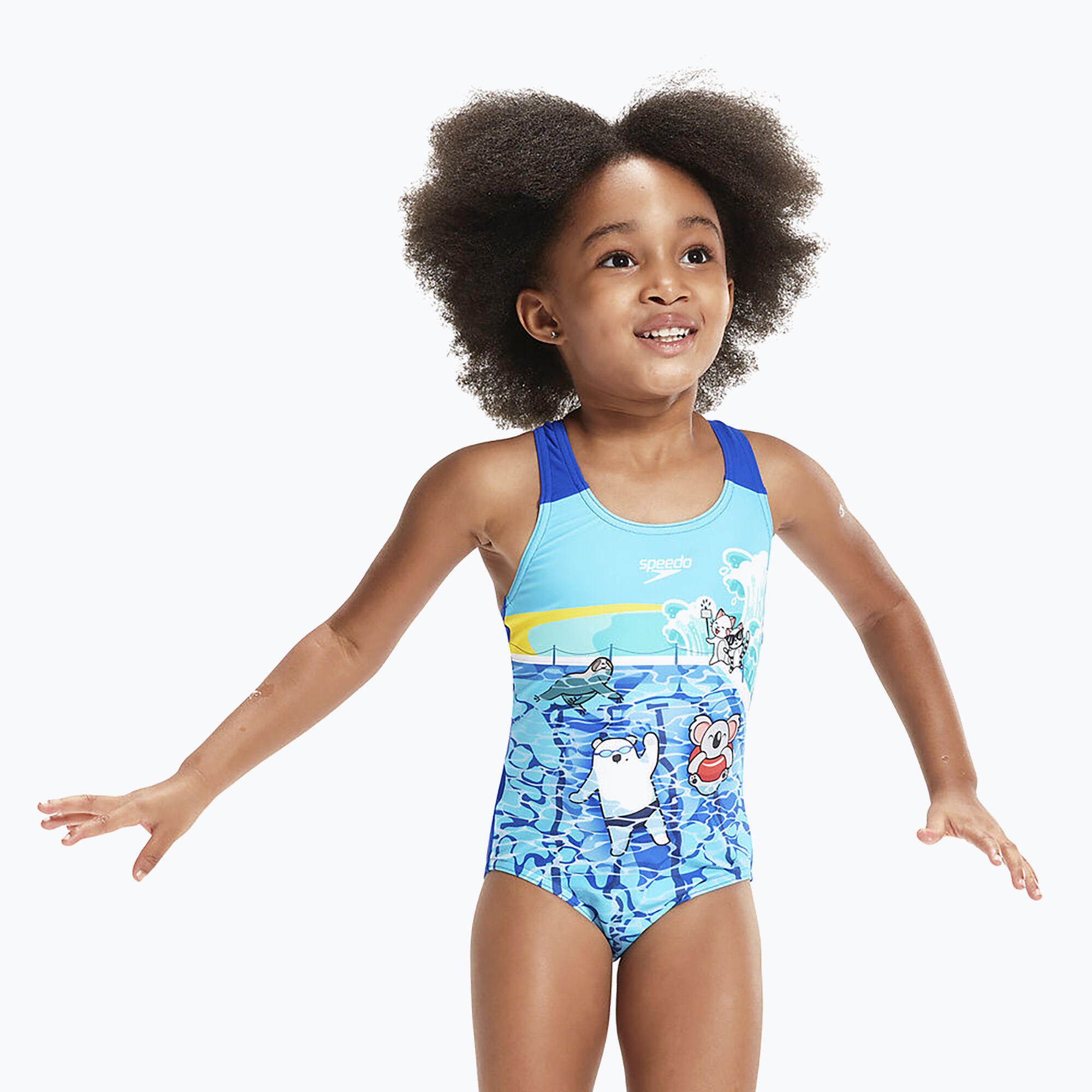 Costume intero da bambino Speedo con stampa digitale 2/4