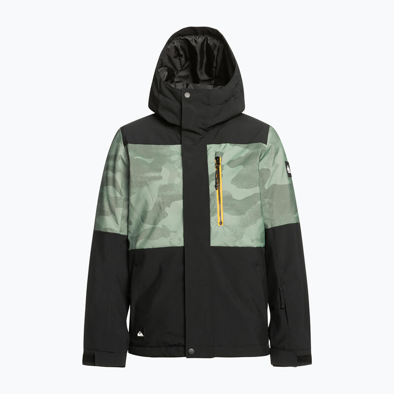 Quiksilver Mission Printed Block Youth chaqueta de snowboard en spray