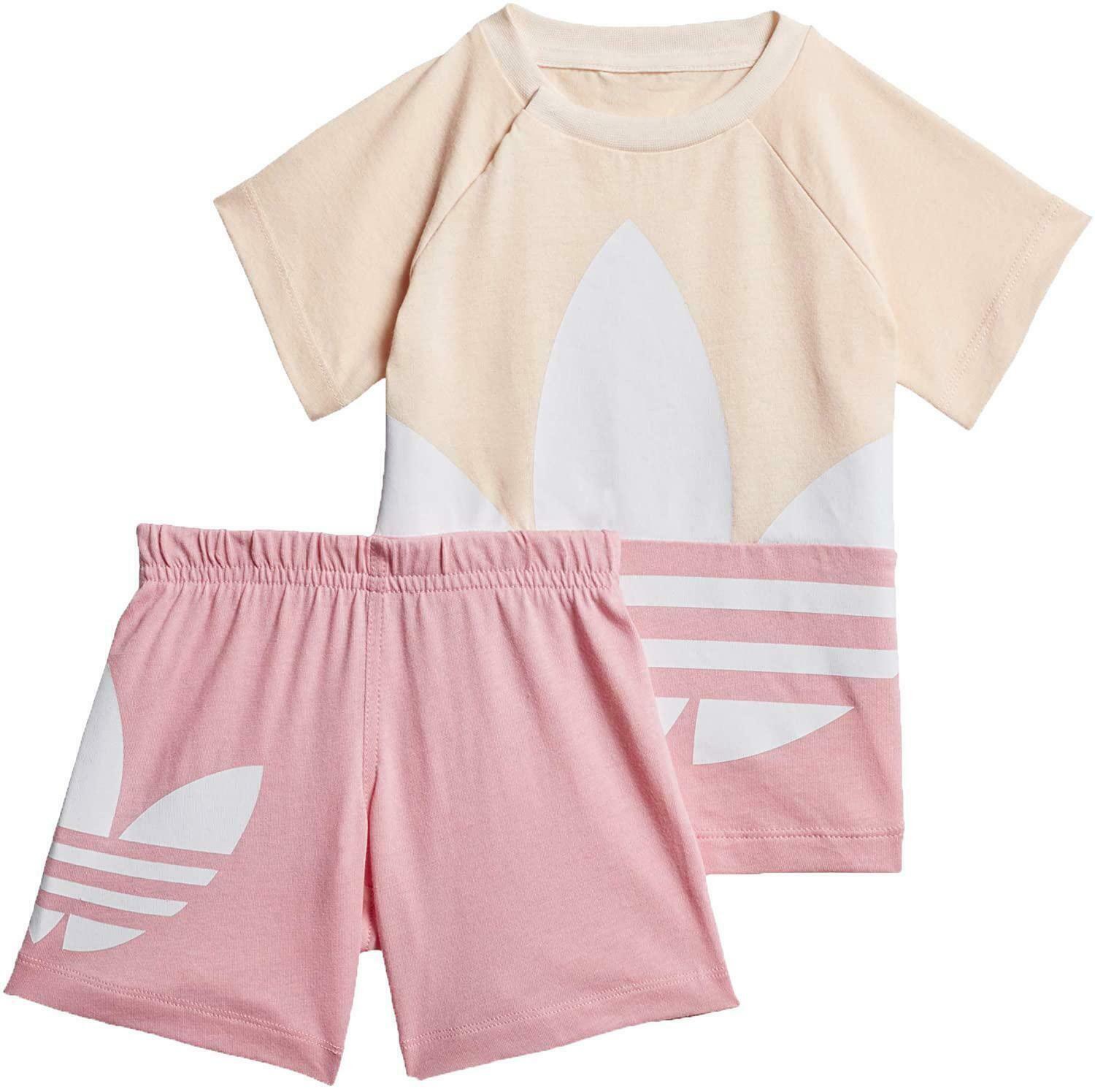 ADIDAS Completino bambina adidas large trefoil short tee set- gd2651