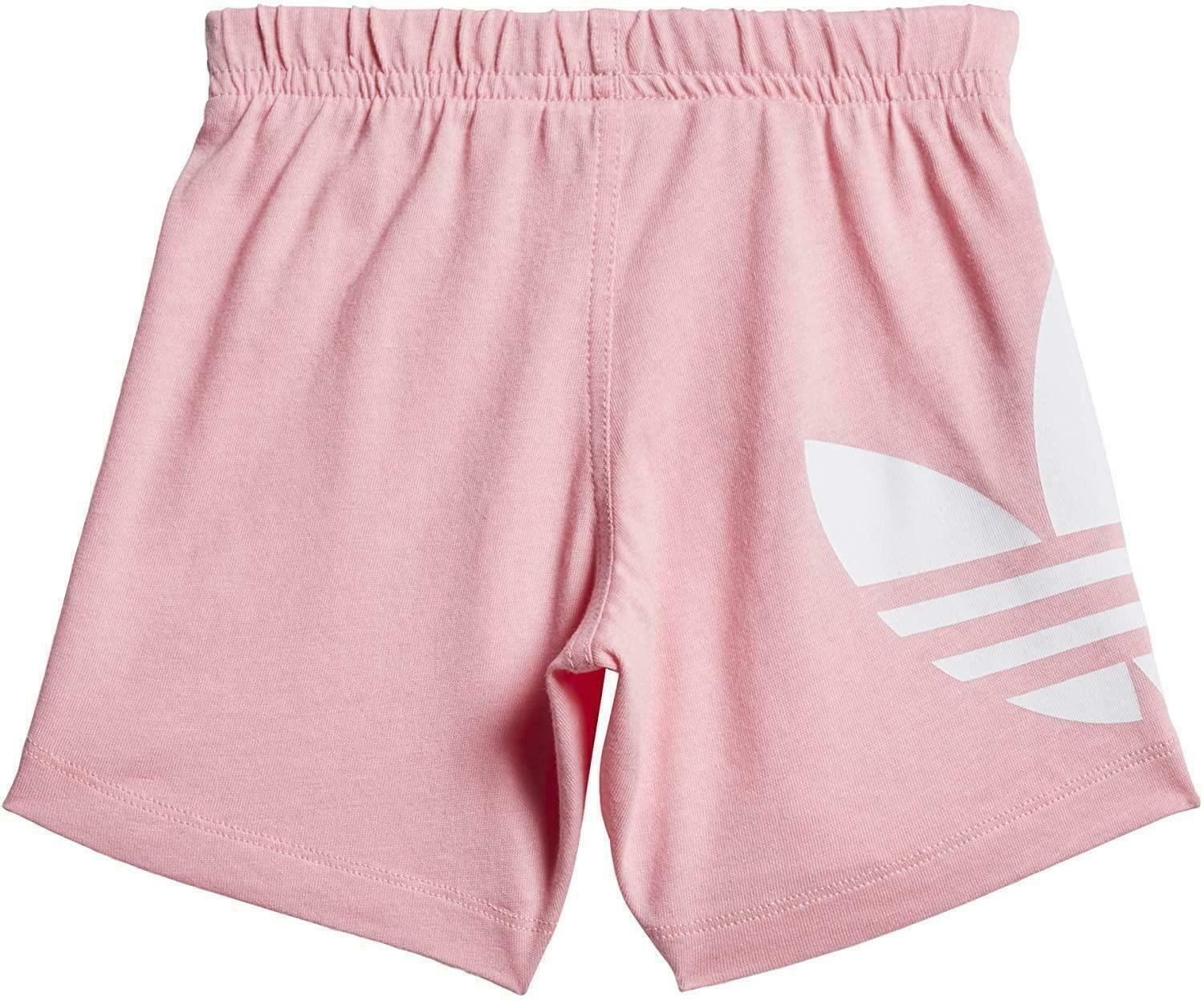 Completino bambina adidas large trefoil short tee set- gd2651 5/6