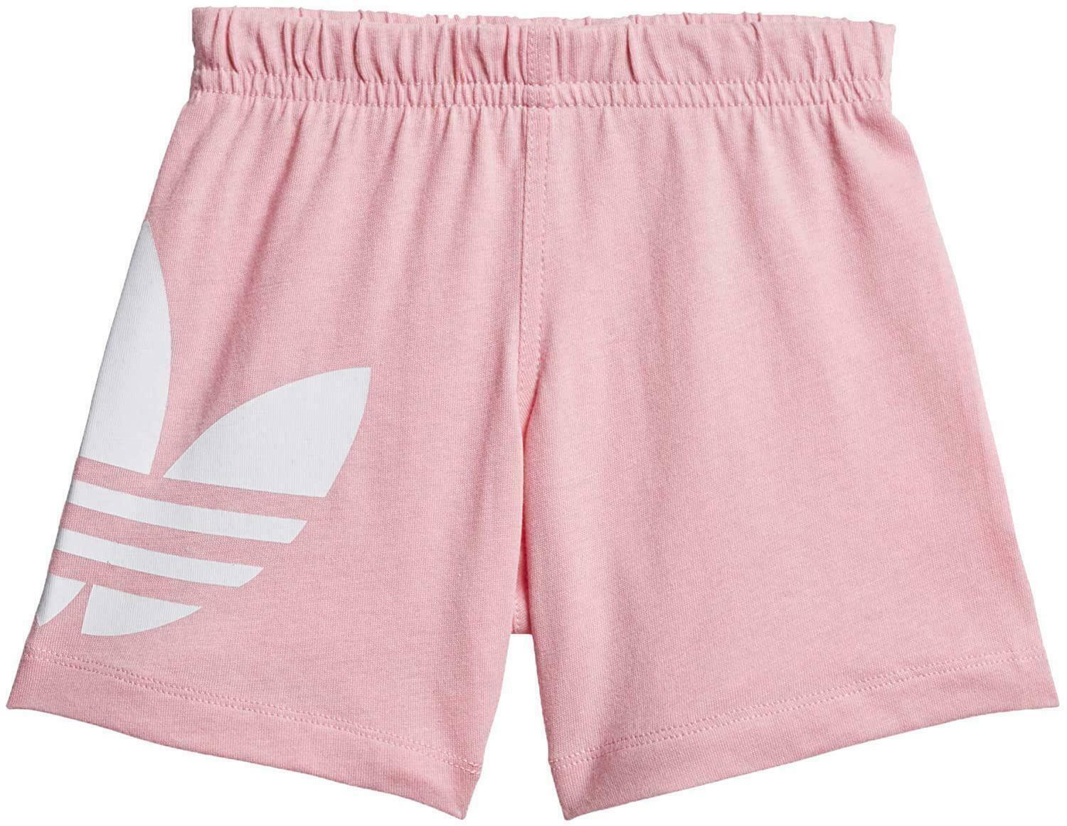 Completino bambina adidas large trefoil short tee set- gd2651 4/6