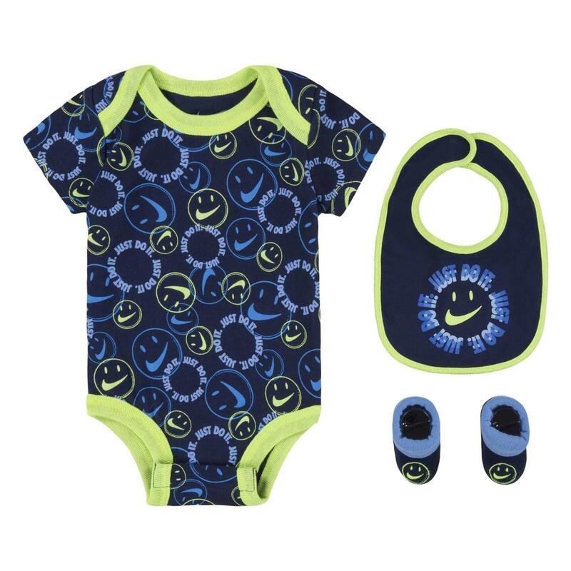 Completo bambino nike smile pezzi % cotone-blu-nn-u