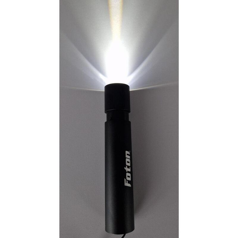 Lanterna Foton Super Z222 LED 5W cu Zoom, Lupa si incarcare USB-C