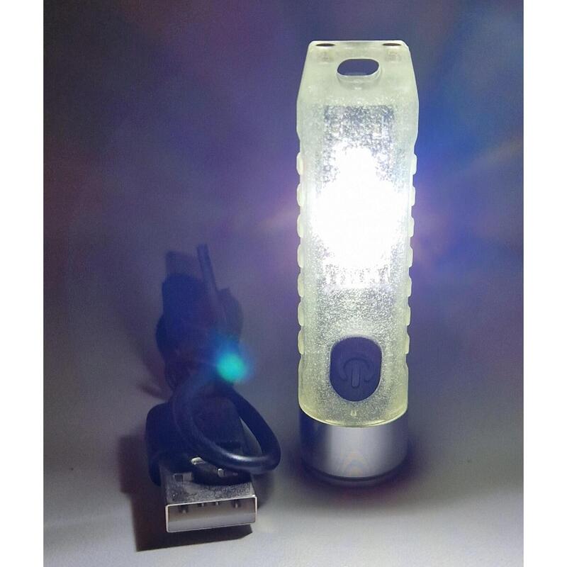 Lanterna breloc Foton Mini S11 cu 11 functii,  reincarcabila USB-C