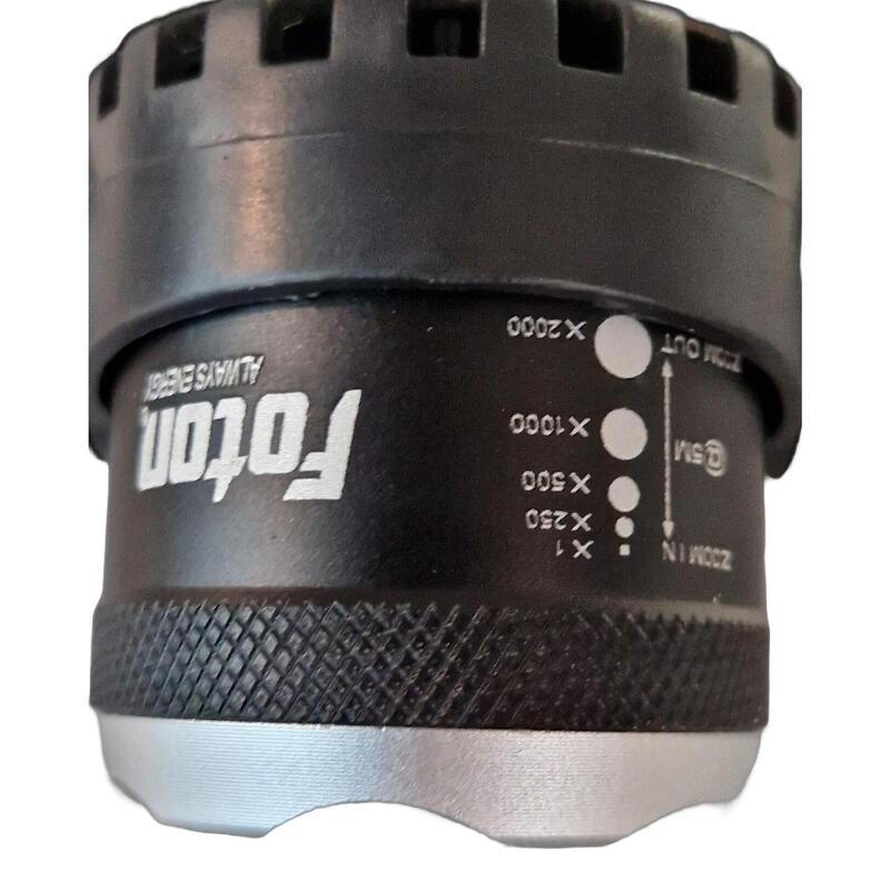 Lanterna frontala reincarcabila USB Foton Sport HL2120 10W cu Zoom si lupa