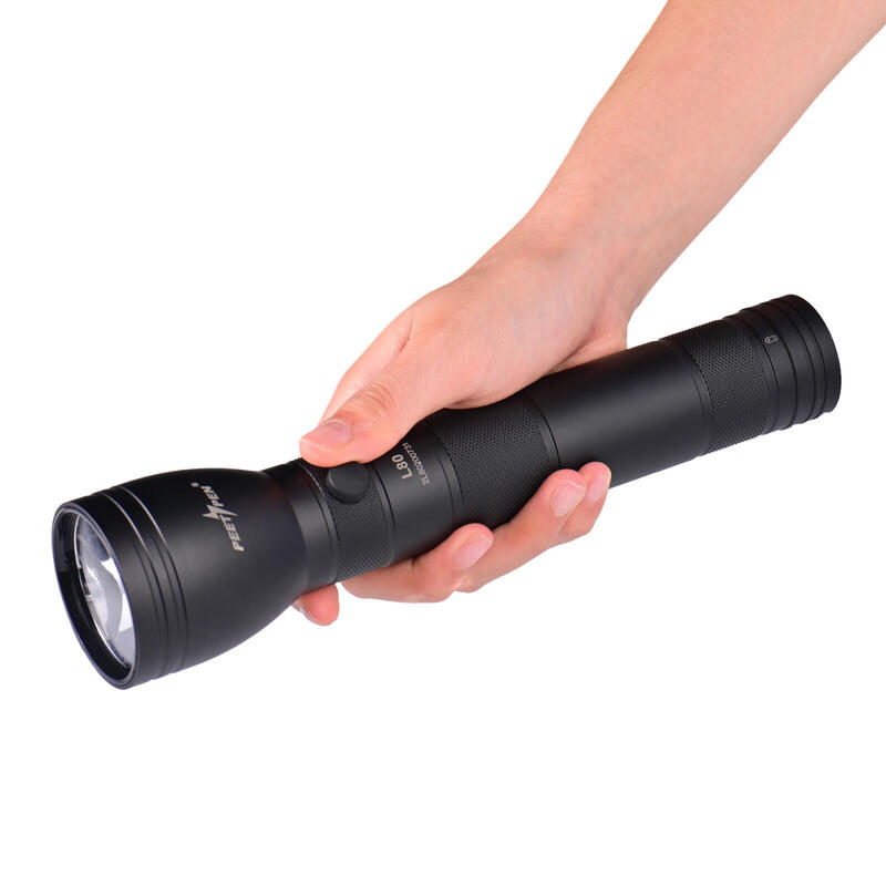 Lanternă PEETPEN L80, 1500 lumeni,  reîncărcabilă, impermeabilă IPX4