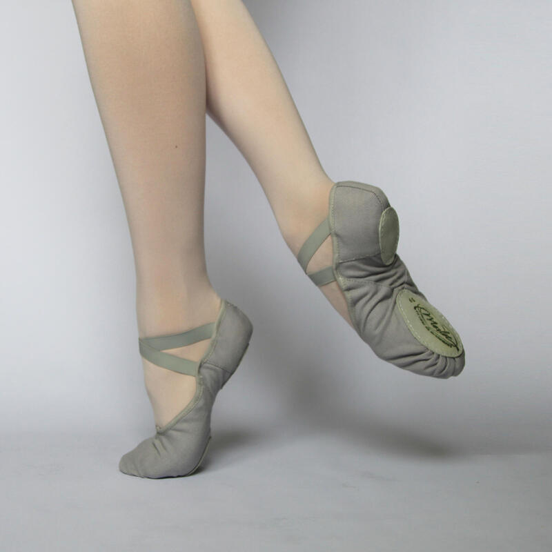 Chaussure de Danse Élastique Demi Pointe Pantoufle de Ballet Yoga Gym pour  Filles et Femmes 23 : : Mode