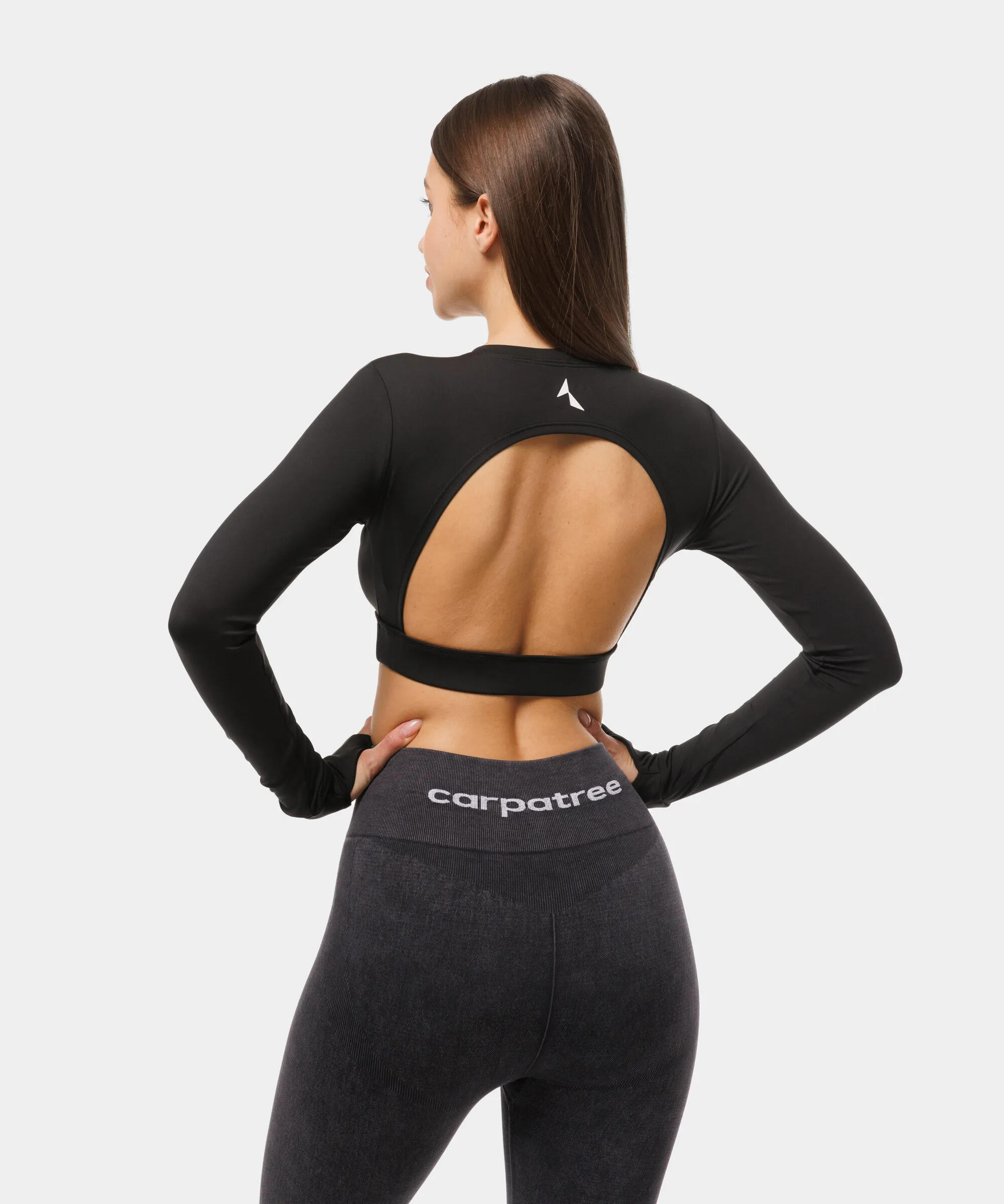 Bezszwowy longsleeve Luna z wyciętymi plecami Carpatree 3/7