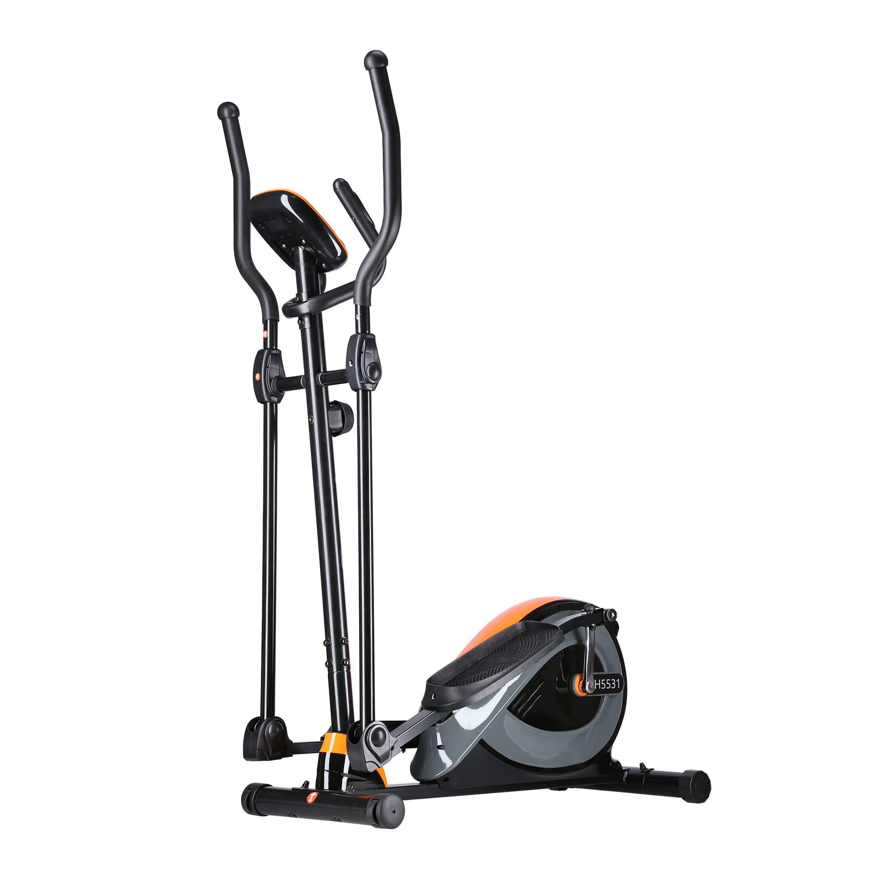 Hms - Magnetische Crosstrainer H5531 Hms - Vélo Elliptique - Gris|noir|orange - Taille Unique - Decathlon