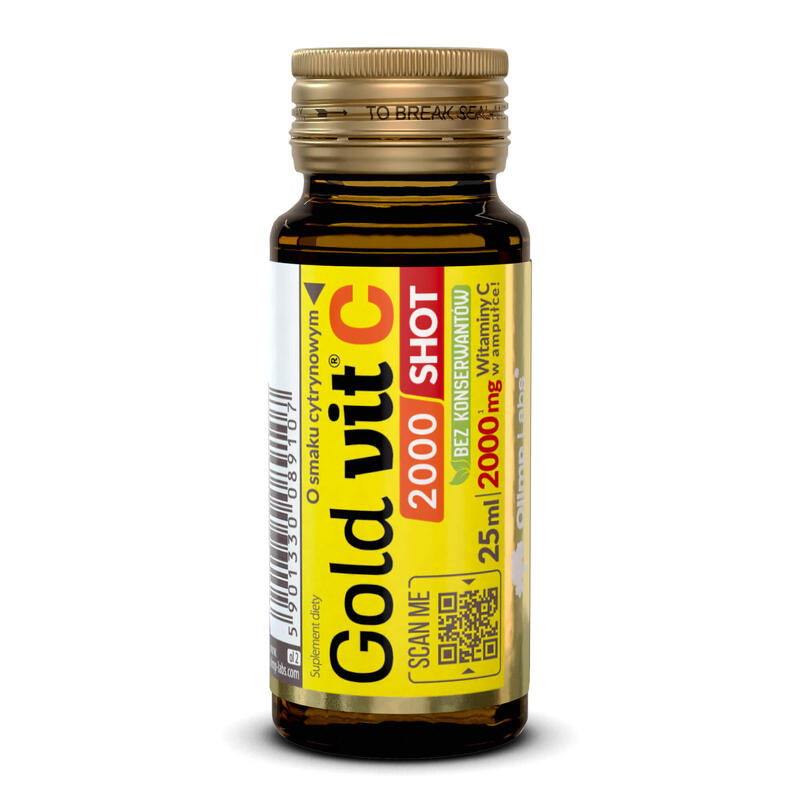 Shot Olimp Gold-Vit C 2000 Shot - 25 ml Ampułka szklana