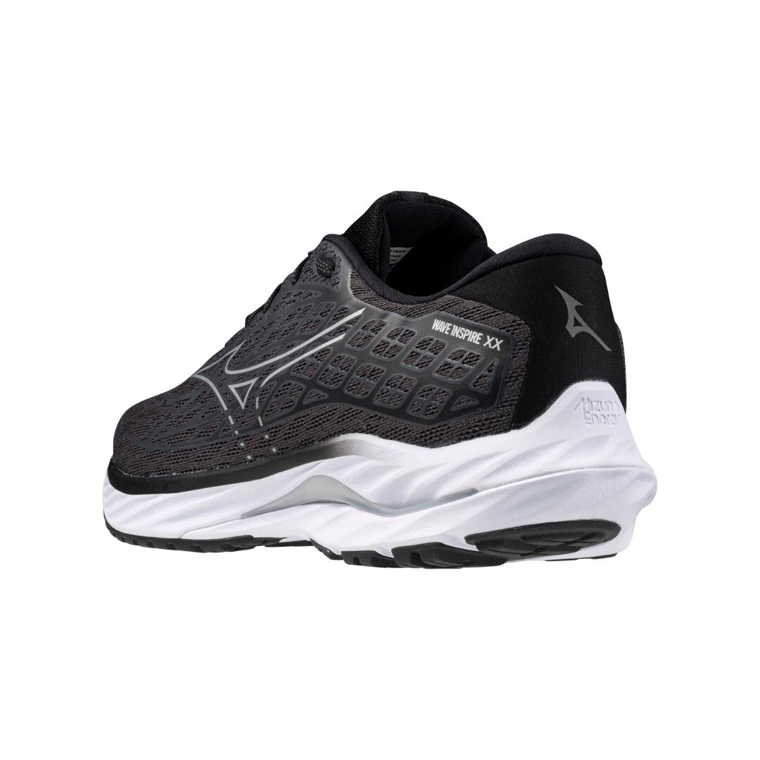 Running Shoes Men's Wave Inspire 20 2E Ebony/White/Black