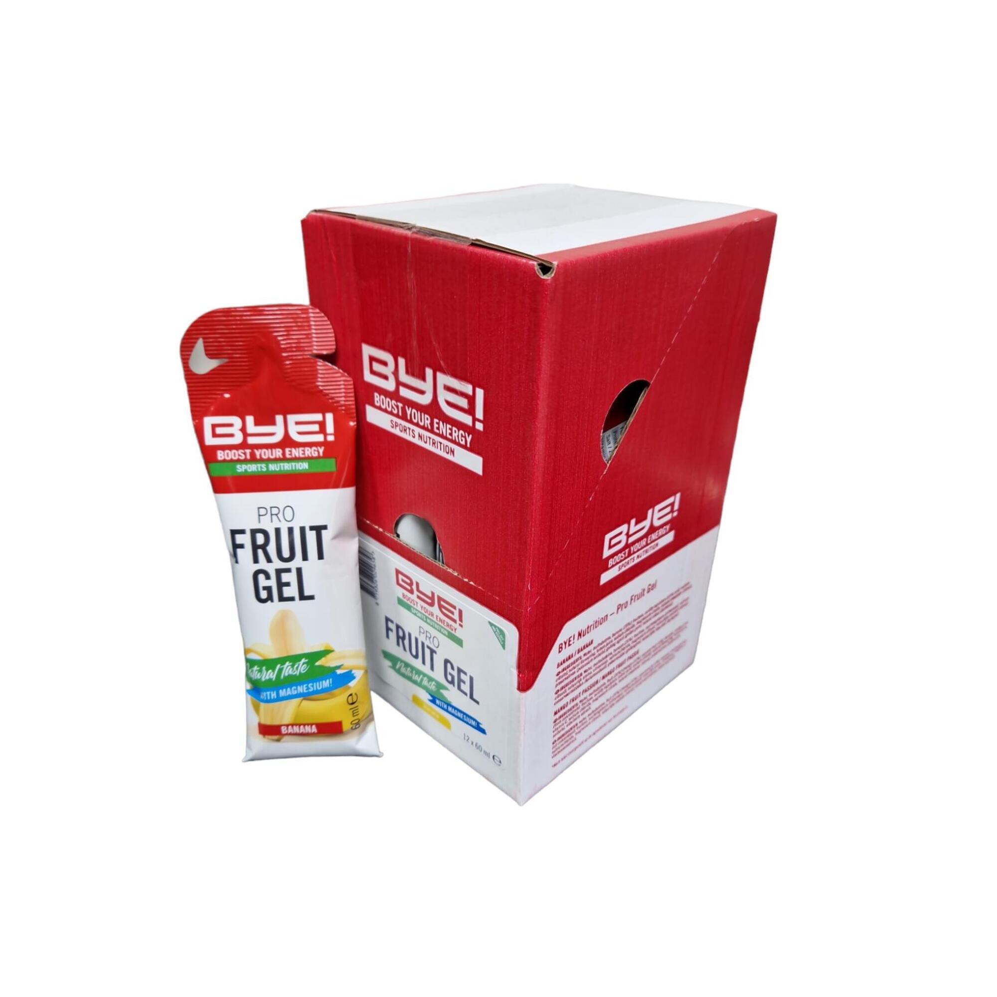 Bye! - Pro Fruit Gel Mangue Fruit De La Passion - 60 Ml (carton De 12 Pièces) - Gel Énergétique - Decathlon
