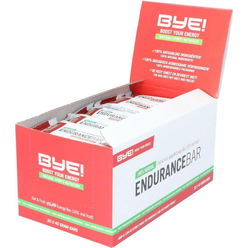Barre Endurance canneberge - 40 grammes (boîte de 30 pièces)