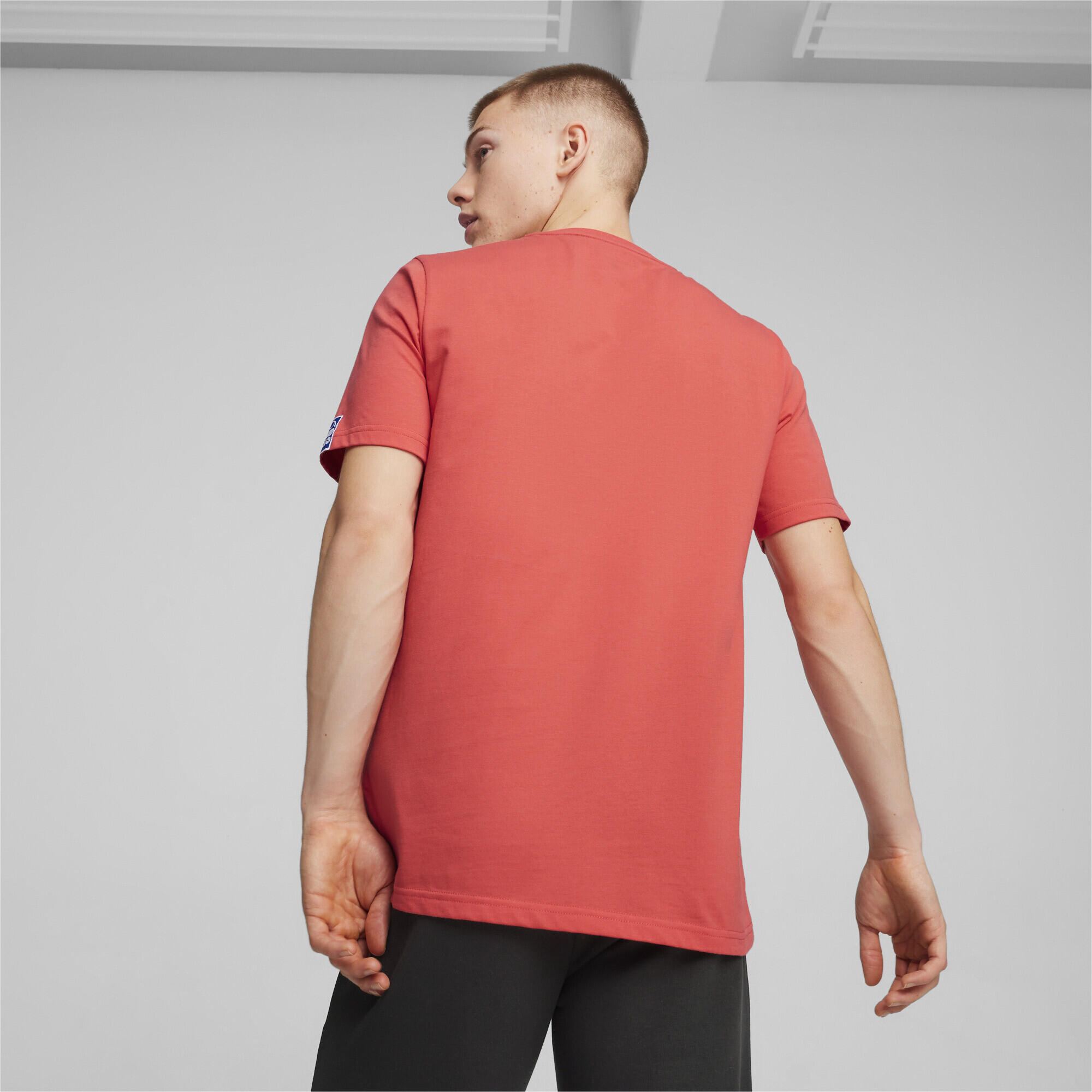T-shirt per pallamano da uomo PUMA Active Red Sugared Almond Beige 4/6