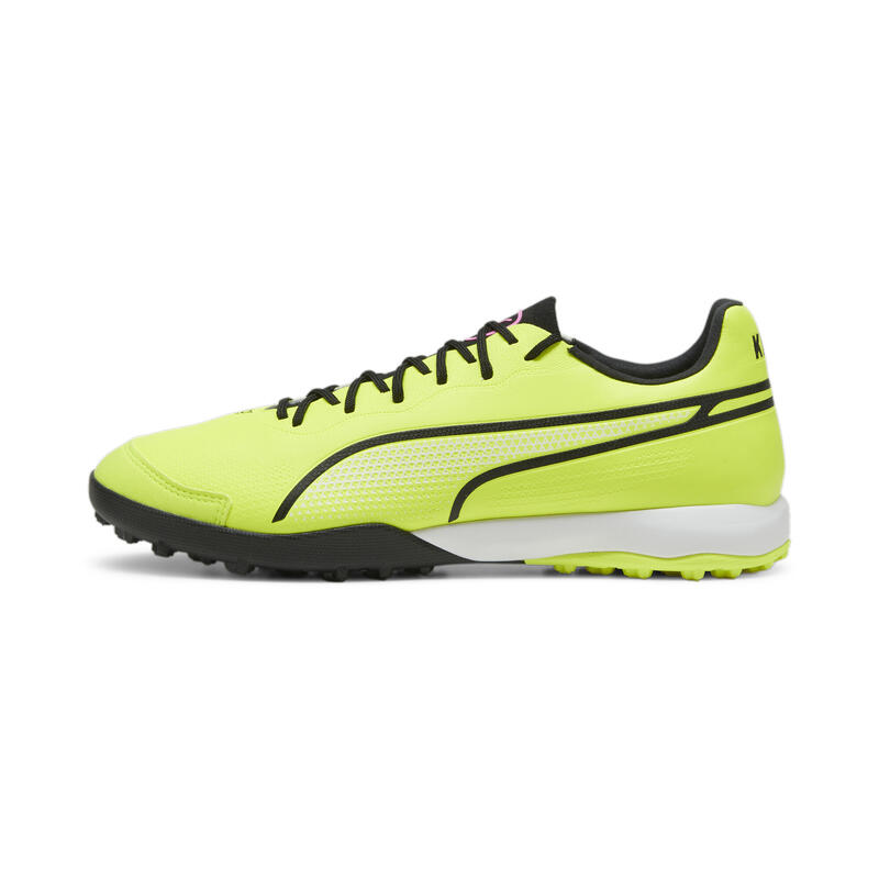 Botas de fútbol KING PRO TT PUMA Electric Lime Black Poison Pink Green