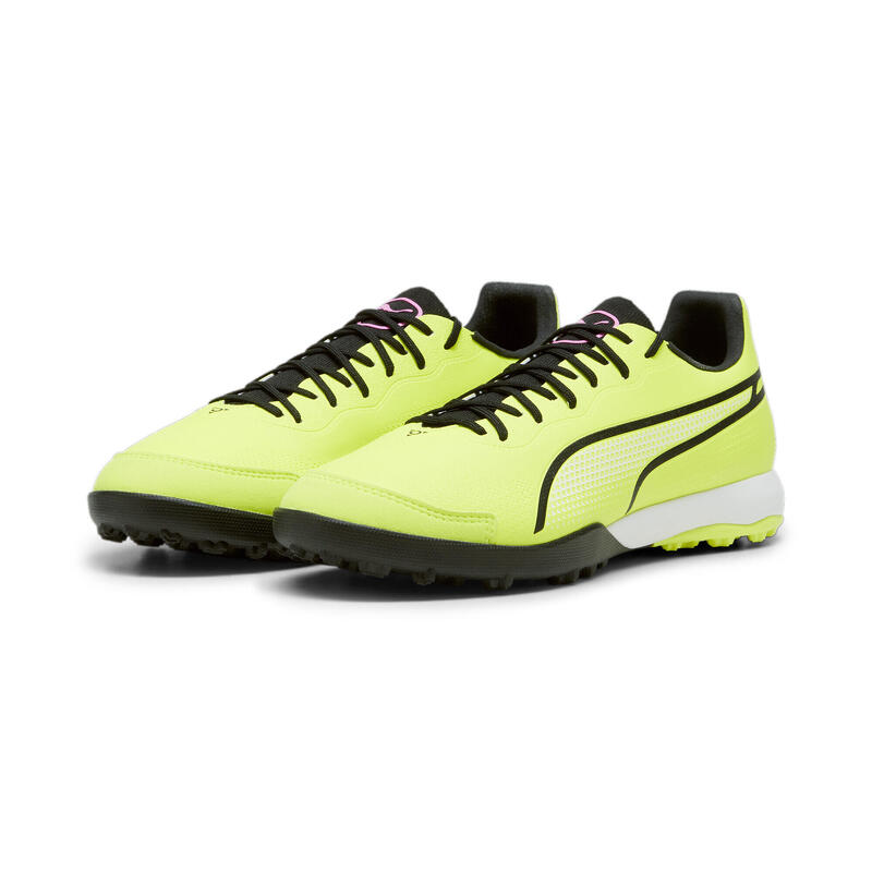 Chaussures de football KING PRO TT PUMA Electric Lime Black Poison Pink Green