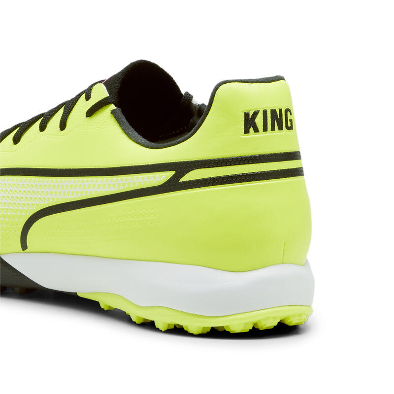 Botas de fútbol KING PRO TT PUMA Electric Lime Black Poison Pink Green