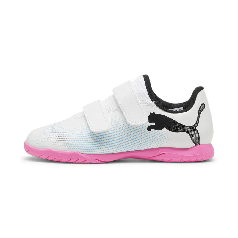 FUTURE 7 PLAY IT voetbalschoenen voor jongeren PUMA White Black Poison Pink