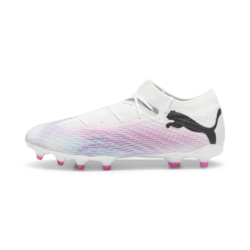 Scarpe da calcio FUTURE 7 PRO+ FG/AG PUMA White Black Poison Pink