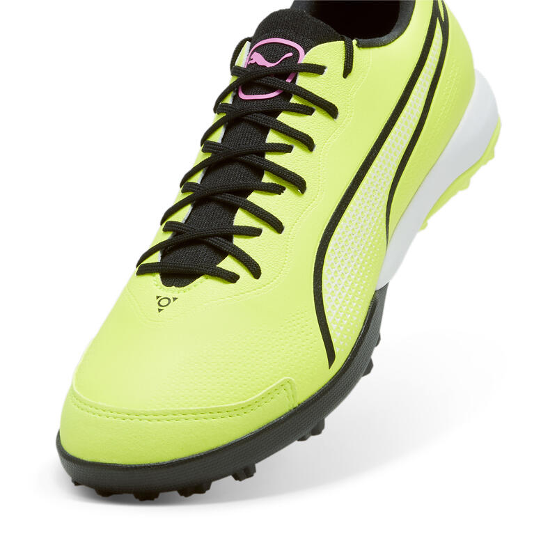 KING PRO TT Fußballschuhe Erwachsene PUMA Electric Lime Black Poison Pink Green