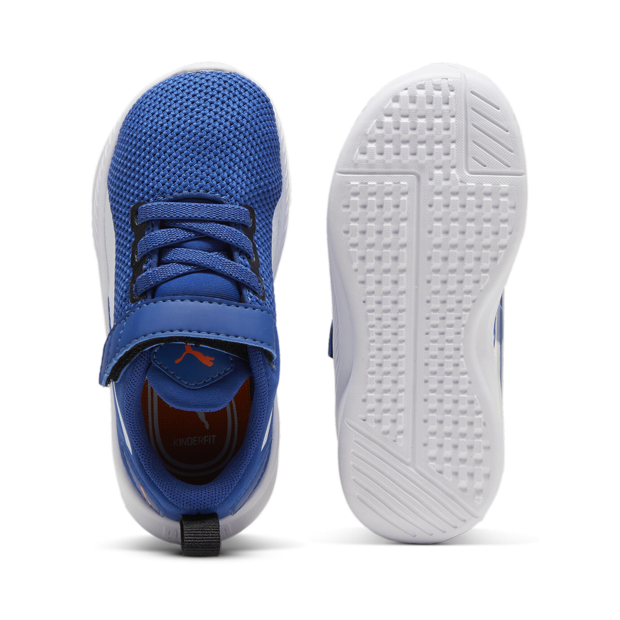Flyer Runner Sneakers Kinder PUMA Cobalt Glaze White Black Blue 4/7