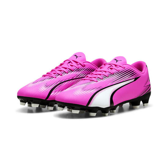 Botas de fútbol ULTRA PLAY FG/AG PUMA Sun Stream Black Sunset Glow Orange Pink
