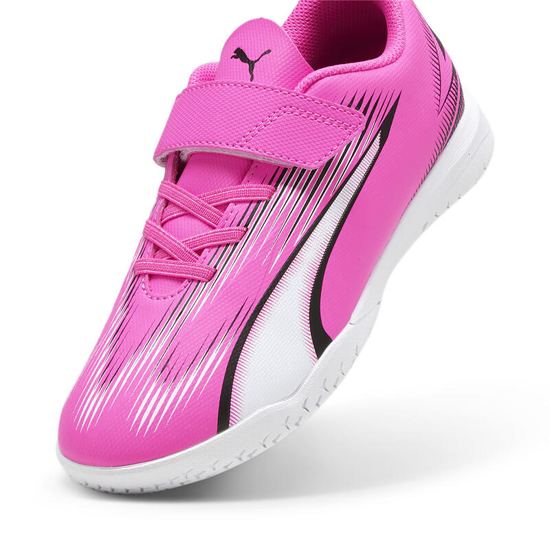 Scarpe da calcio ULTRA PLAY IT da ragazzi PUMA Poison Pink White Black