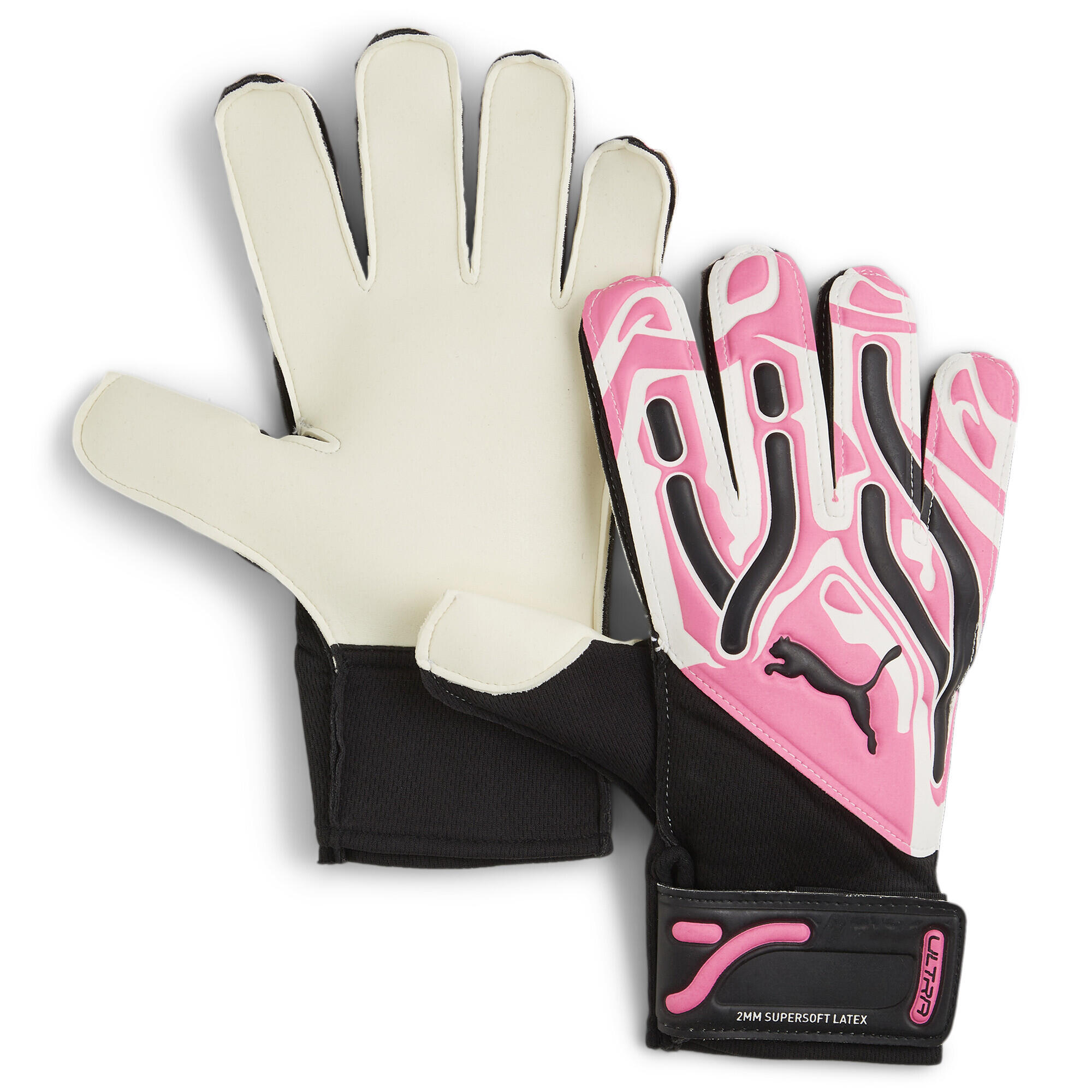 Puma - Gants De Gardien De But Puma Ultra Play Rc Puma Poison Pink White Black - Gants De Gardien - Blanc|noir|rose - 7 - Decathlon