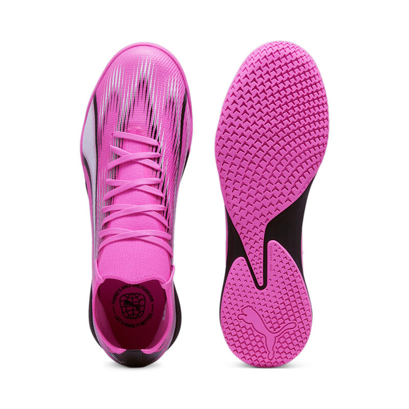 Botas de fútbol ULTRA MATCH IT PUMA Poison Pink White Black