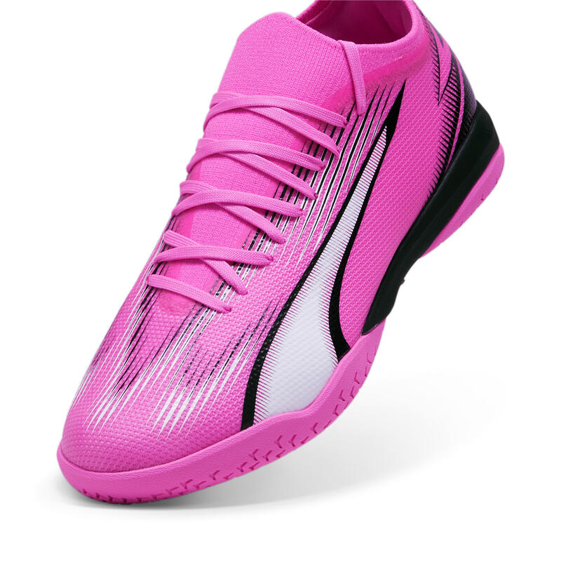 Botas de fútbol ULTRA MATCH IT PUMA Poison Pink White Black