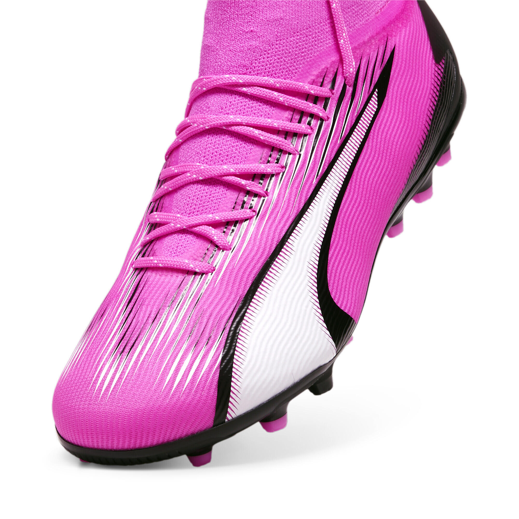 Scarpe da calcio ULTRA PRO MG PUMA Poison Pink White Black 6/7