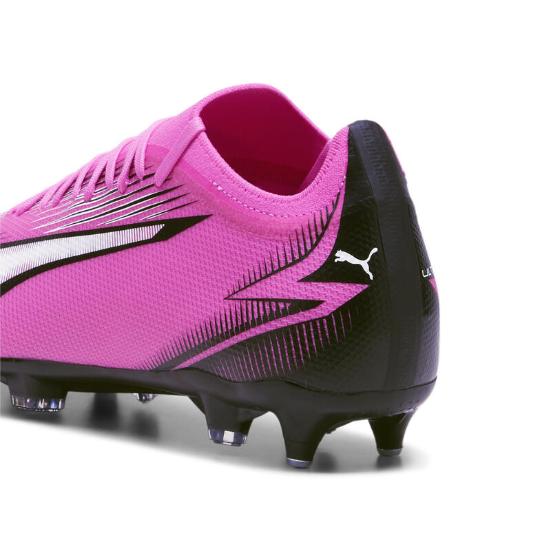 Botas de fútbol ULTRA MATCH MxSG PUMA Poison Pink White Black