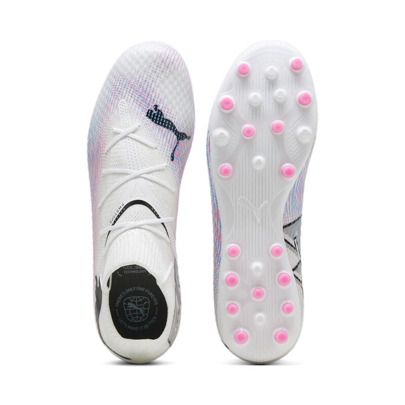 FUTURE 7 PRO MG voetbalschoenen PUMA White Black Poison Pink