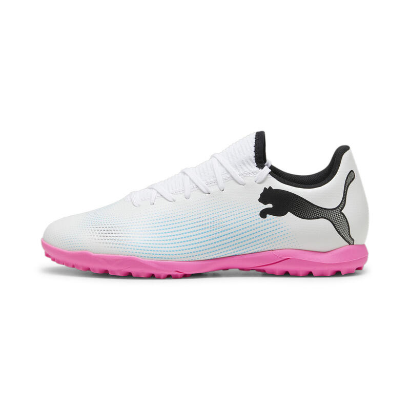 Scarpe da calcio FUTURE 7 PLAY TT PUMA White Black Poison Pink