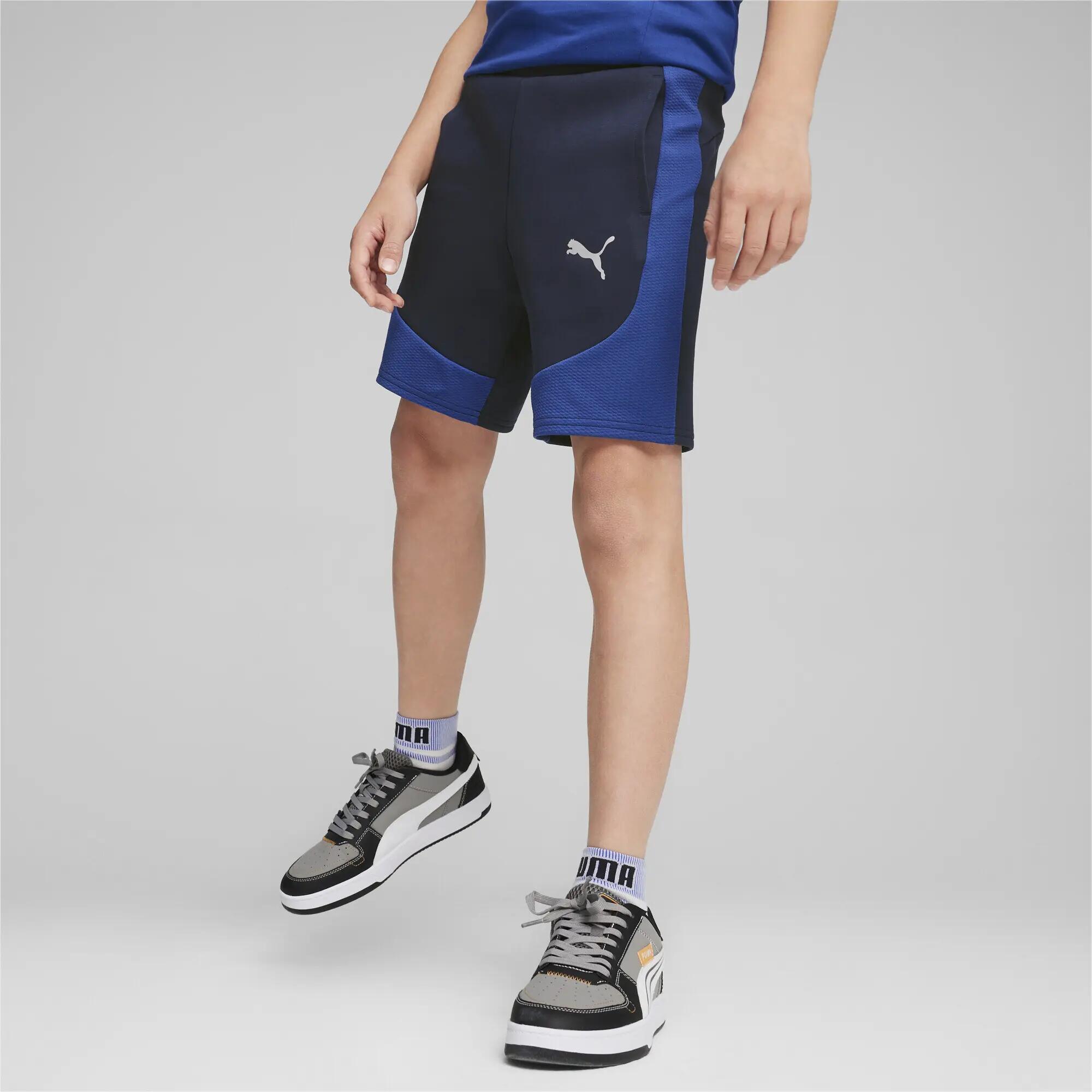 Evostripe short voor jongeren PUMA Club Navy Blue 2/5