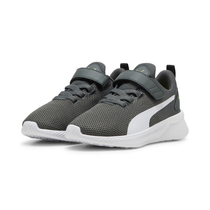 Scarpe da ginnastica da bambino Flyer Runner V PUMA Mineral Gray White Black