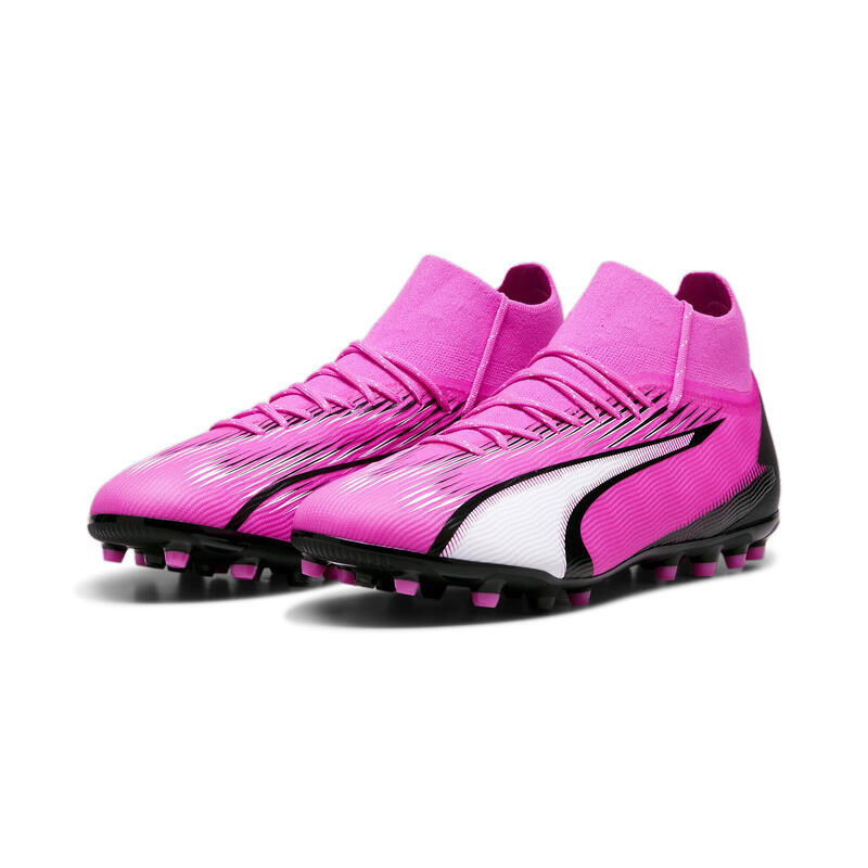 Chaussures de football ULTRA PRO MG PUMA Poison Pink White Black