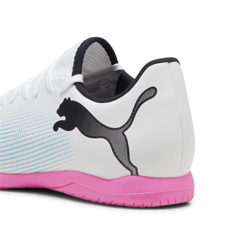 Botas de fútbol FUTURE 7 PLAY IT PUMA White Black Poison Pink