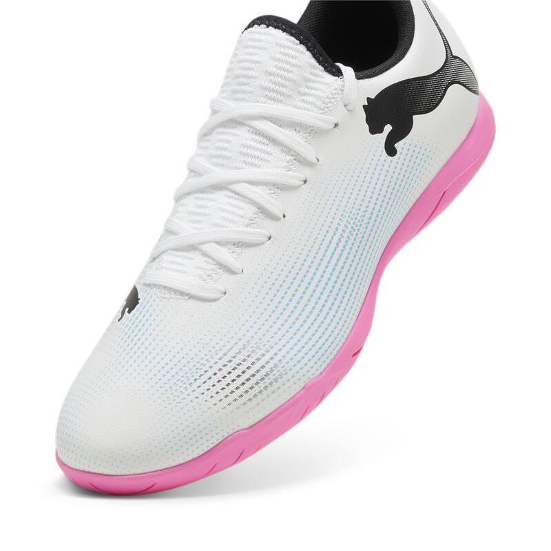 Chaussures de futsal FUTURE 7 PLAY PUMA White Black Poison Pink