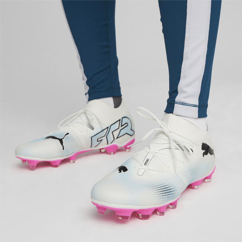 Chaussures de football FUTURE 7 MATCH FG/AG Femme PUMA White Black Poison Pink