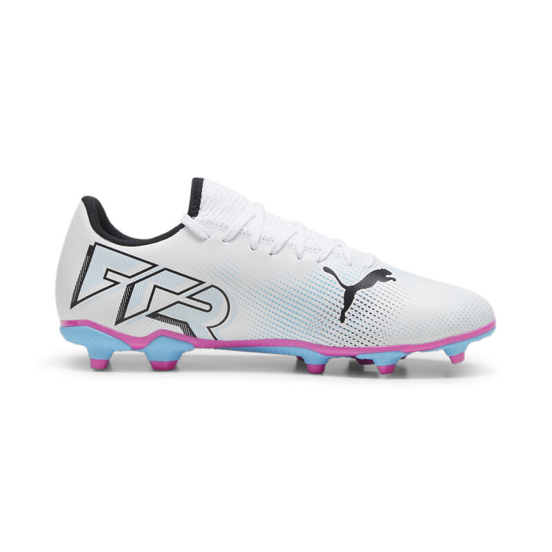 Chaussures de football FUTURE 7 PLAY FG/AG PUMA White Black Poison Pink