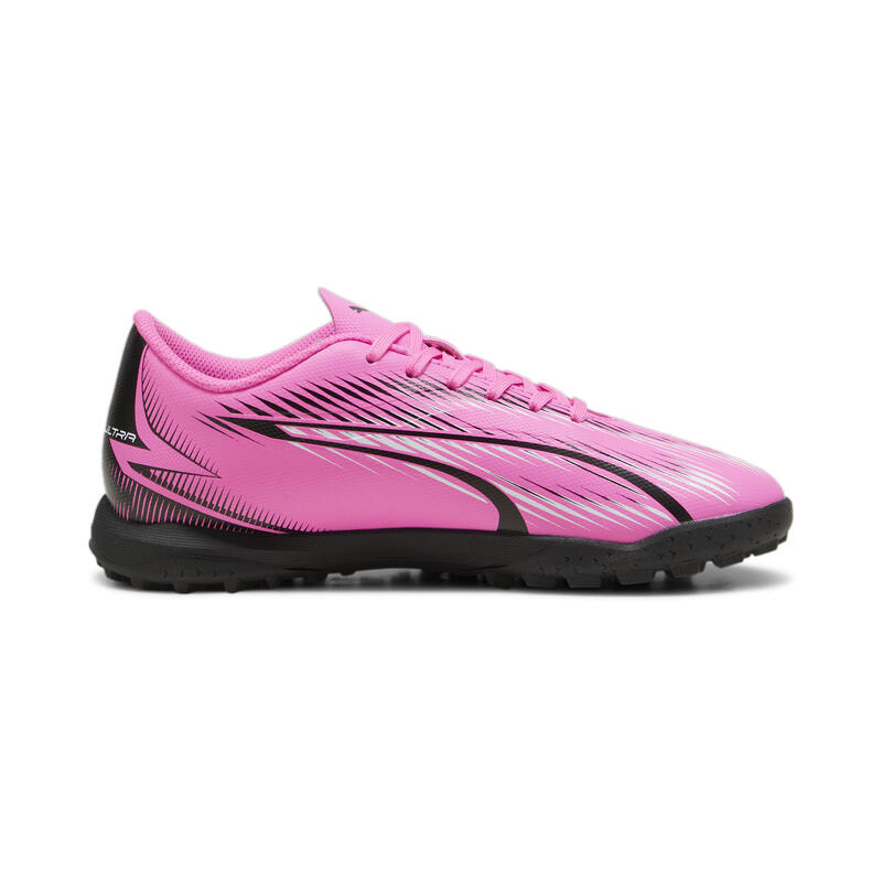 Scarpe da calcio ULTRA PLAY TT da ragazzi PUMA Poison Pink White Black