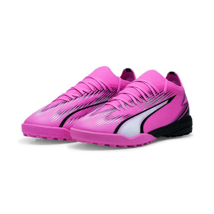 Botas de fútbol ULTRA MATCH TT PUMA Sun Stream Black Sunset Glow Orange Pink