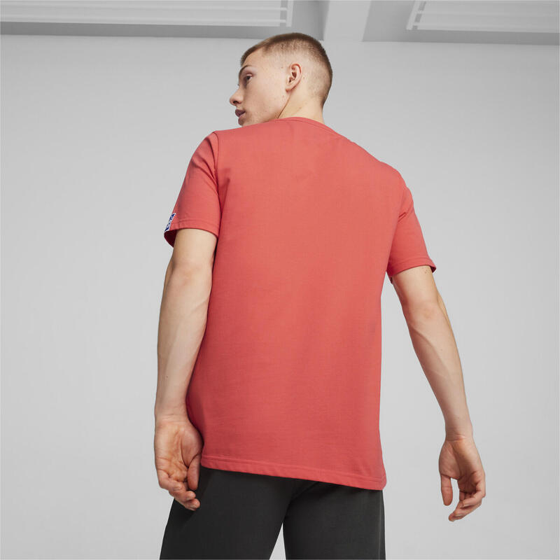 Handball T-Shirt Herren PUMA Active Red Sugared Almond Beige