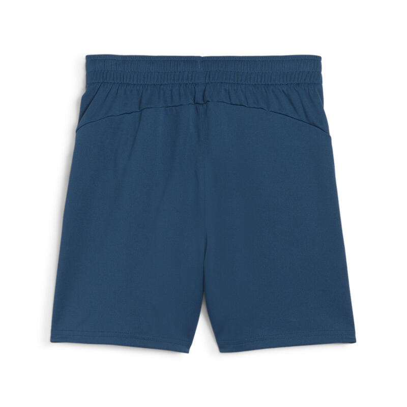 Shorts de fútbol individualFINAL Niño PUMA Ocean Tropic Bright Aqua Blue